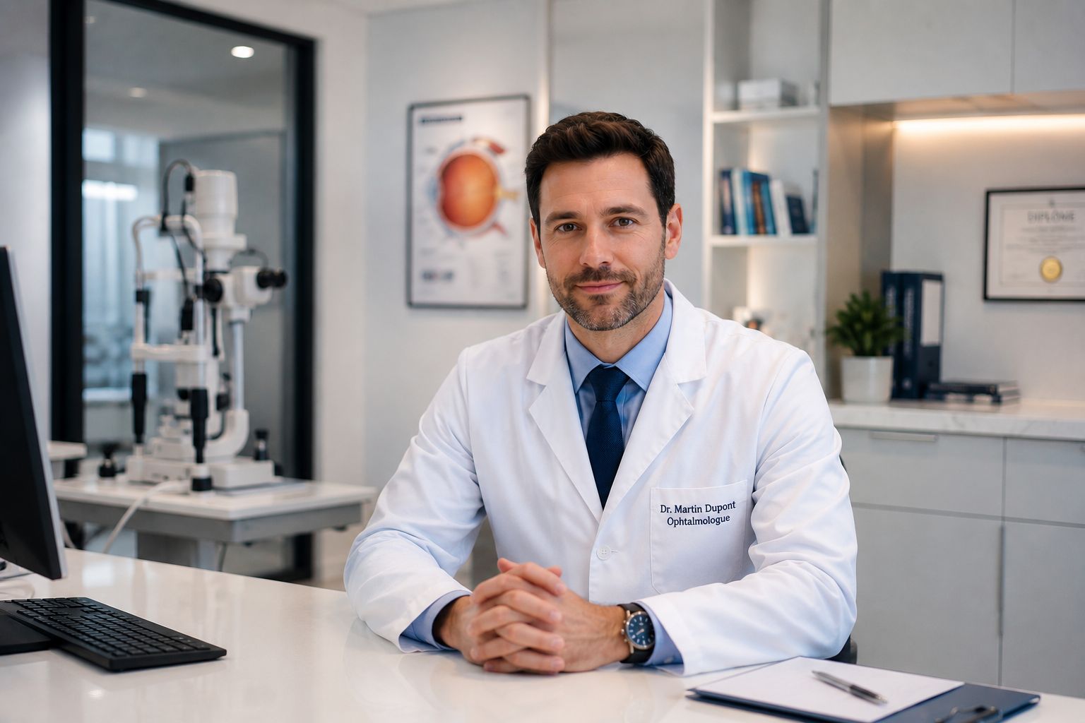 Dr. Sophie Laurent, ophtalmologue à la Clinique Visia Paris